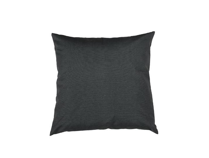 Kissenhülle Casa Leon Lisa Outdoor 40 x 40 cm , anthrazit, B:40cm L:40cm, Polyester, Baumwolle, Polyester, Kissenbezüge, Kissenhülle