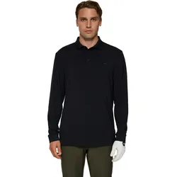 J. LINDEBERG Polo Florian, langarm, schwarz
