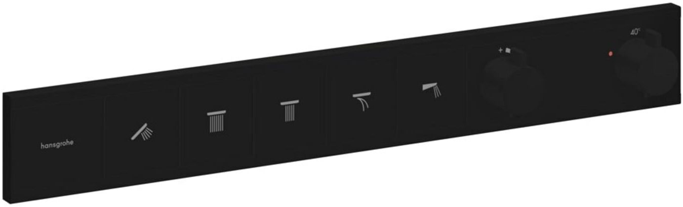 Hansgrohe Fertigmontageset RainSelect UP-THM, 5 Verbraucher, mattschwarz (15384670)