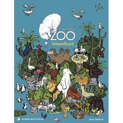 Zoo Rostock Wimmelbuch, Gebundene Ausgabe von , Adrian & wimmelbuchverlag, 978-3-948638-45-0