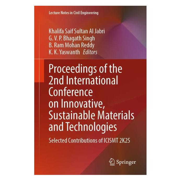 Umbreit Proceedings of the 2nd International Conference on Innovative, Sustainable Materials and (Englisch, Hardcover, B Ram Mohan Reddy, G V P Bhagath Singh, G/Ram Mohan Reddy, K K Yaswanth, Khalifa Saif Sultan Al Jabri, V P Bhagath Singh) (70013227)