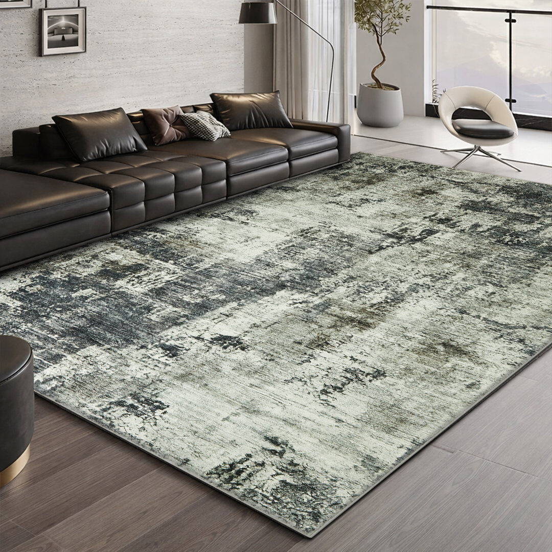 MOONLIGHT BEDDING Vintage Oriental Area Rug – Living Room Large Rug for Cozy and Stylish Space Frost Rectangle 200 x 290 cm