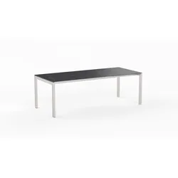sitMOBILIA Gartentisch ausziehbar Ventura 160/220 x 95 cm Edelstahl Laos