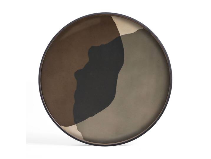 Ethnicraft Combined Dots Tablett Glas