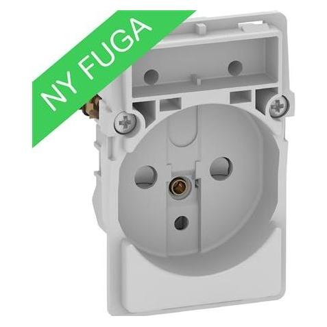 LK FUGA-Steckdose 2-polig mit Stifterde 1,5 Modul, ohne Abdeckung (5703302159548)