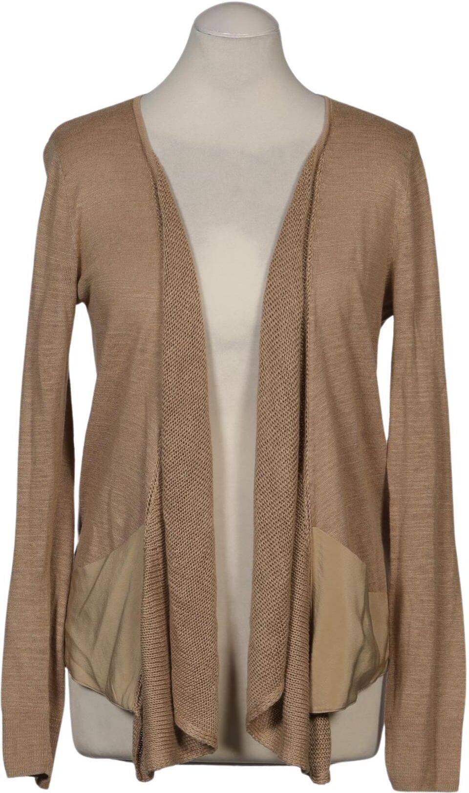 Boss Orange Damen Strickjacke, Beige, Gr. S, Leinen / Viskose / Seide - Second Hand