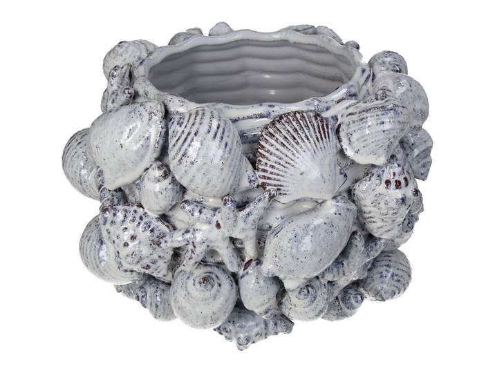 Blumentopf Bloem - Farbe: weiss - Material: Porzellan