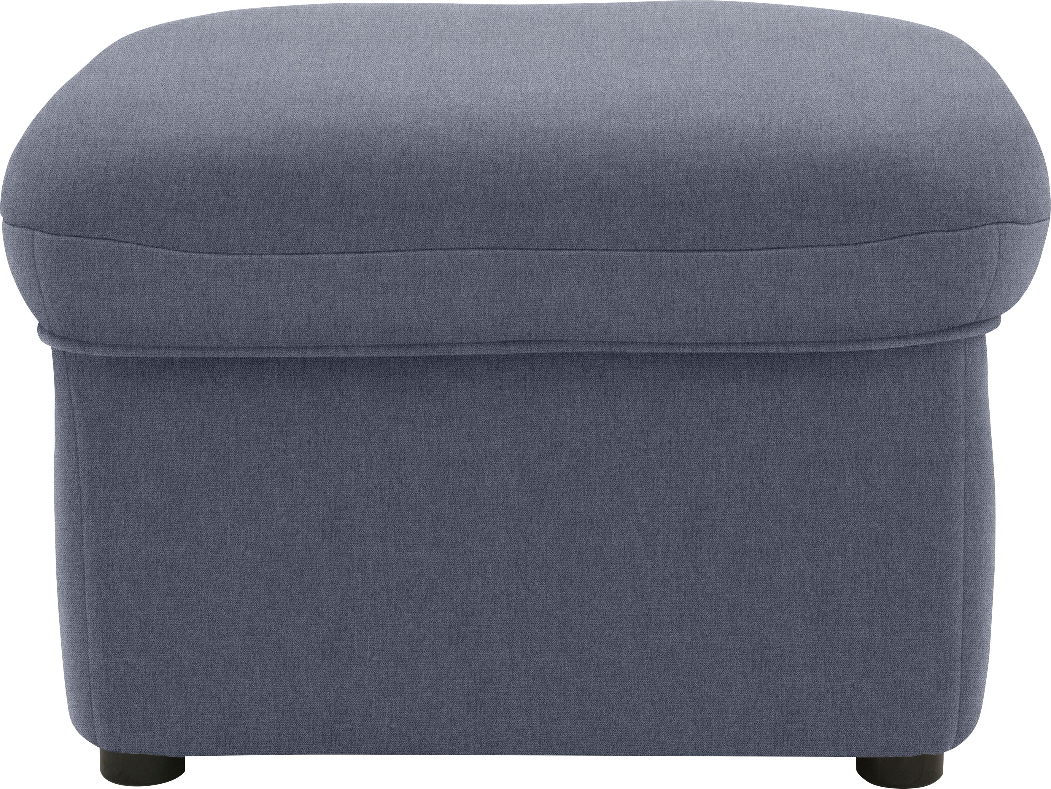 Hocker DOMO COLLECTION "Faenza", grau (dunkelgrau), B:60cm H:41cm T:60cm, 92% Polyester, 8% Nylon, Hocker, Hocker, DOMO collection Hocker, in großer Farbvielfalt