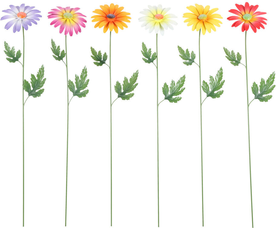 Flamingo Oldenburger Flamingo Gartenstecker Daisy Metall 18 x 76 cm mehrfarbig