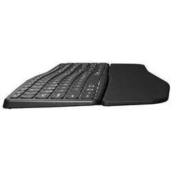 Genesis Klawiatura Natec KLAWIATURA NATEC PORIFERA US BEZPRZEWODOWA BLUETOOTH + 2.4GHZ X-SCISSOR PODŚWIETLEN (US, Kabellos), Tastatur, Schwarz