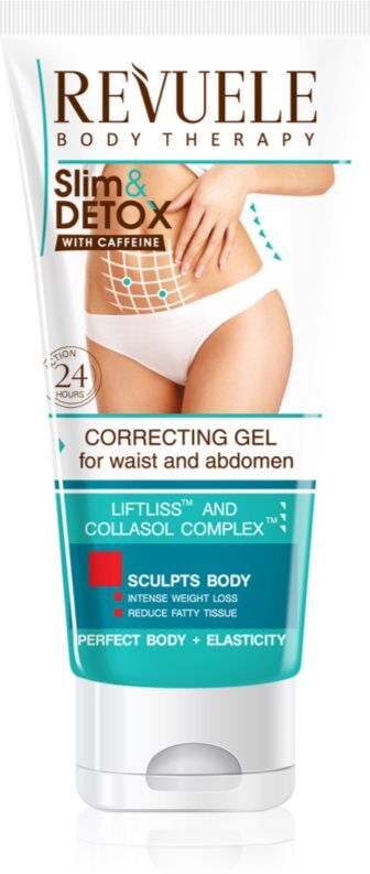 Revuele Slim & Detox With Caffeine Festigendes Gel für Bauch und Hüfte 200 ml