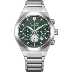 Citizen Super Titanium Eco-Drive Super Titanium™" CA4691-59X" - grün,titanweiß - 41mm