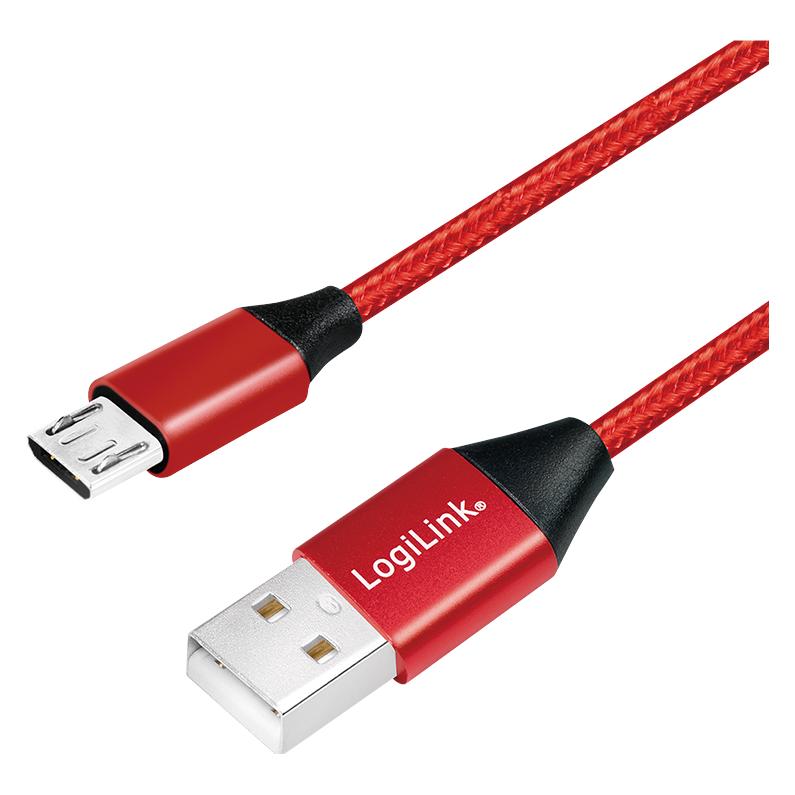 LogiLink USB Kabel (0.30 m, USB 2.0) (CU0151)