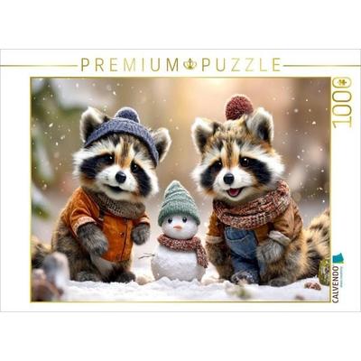 CALVENDO Puzzle Winterzeit ist Schneemann-Zeit | 1000 Teile Lege-Größe 64x48cm Foto-Puzzle für glückliche Stunden, Sonstige von , Calvendo Puzzle