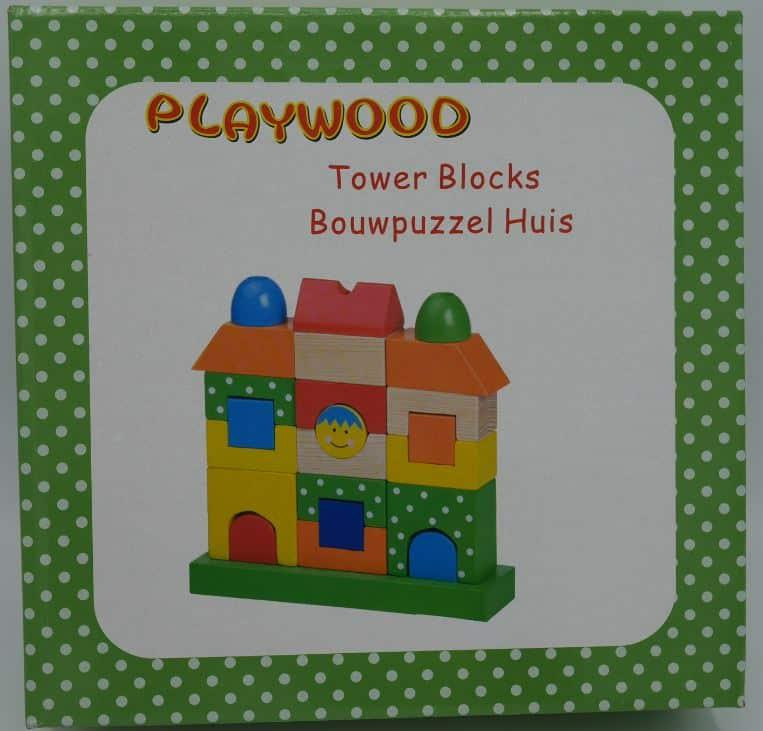 Gerkimex Playwood houten blokkenhuis in prachtige kleuren