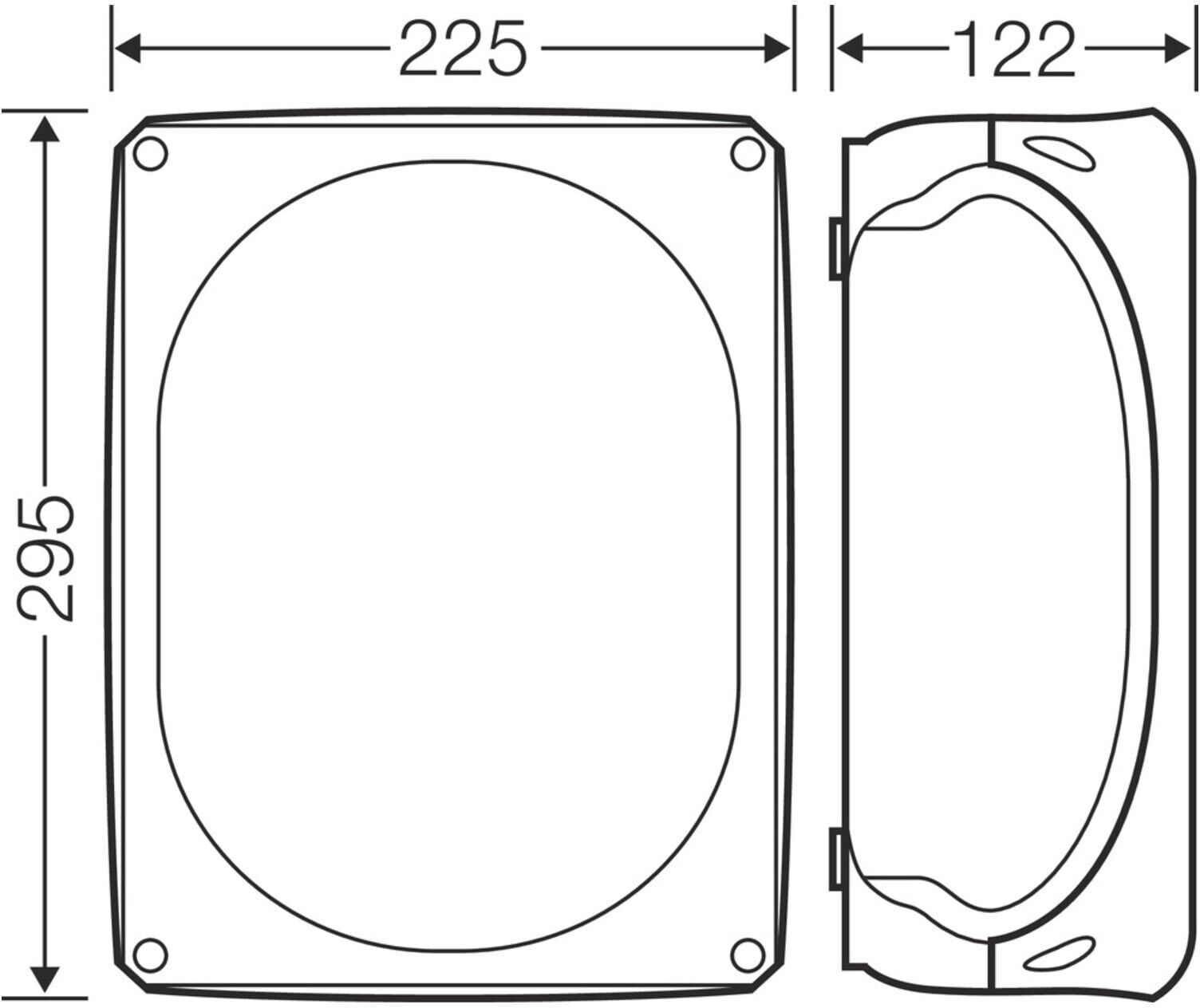 Hensel Kabelabzweigkasten KF 3500 H ohne Klemmen Wände ohne Vorprägung (62000093)
