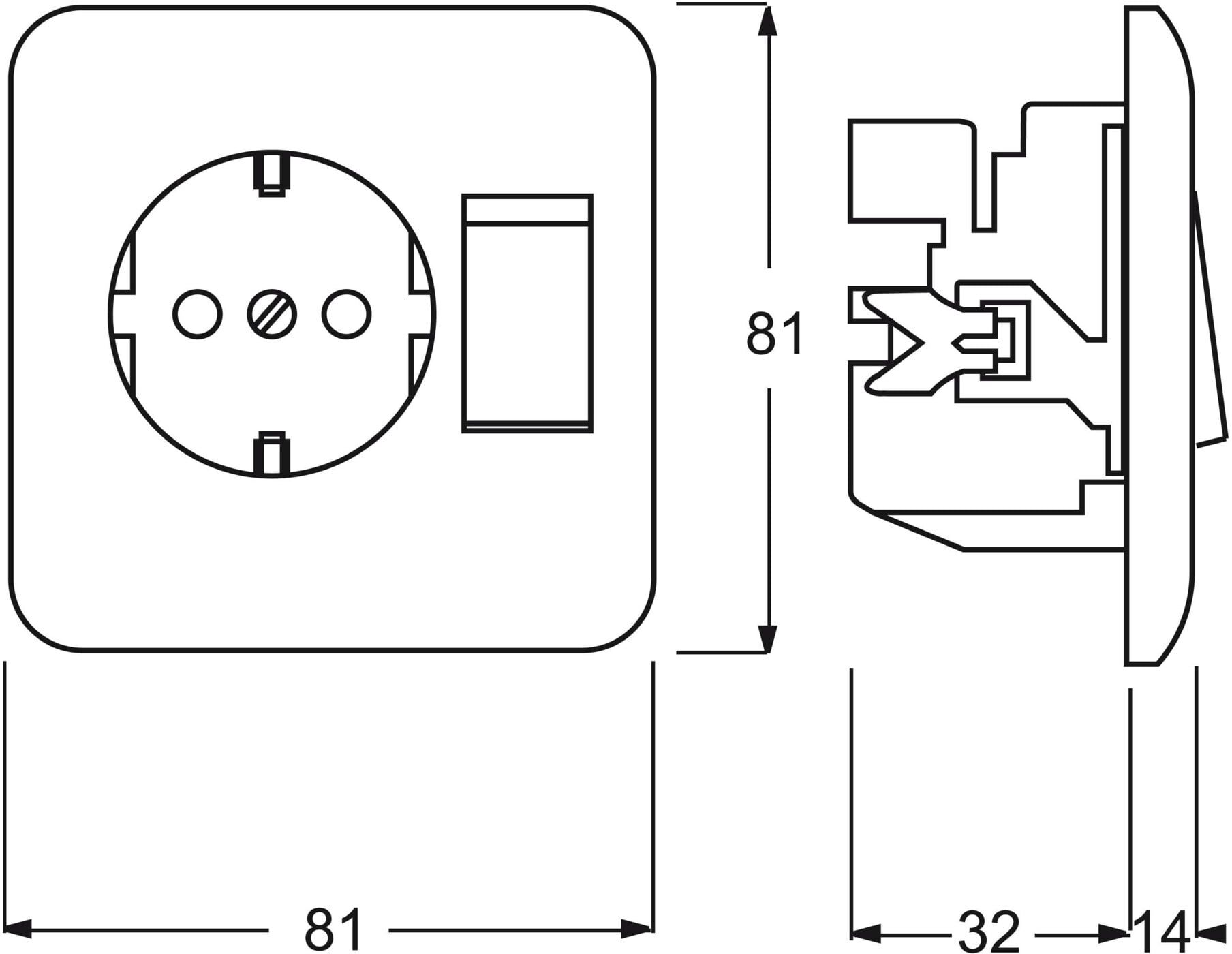 Busch-Jaeger Steckdose ws 4310/6 EUJ-212 (2CKA001611A0102)