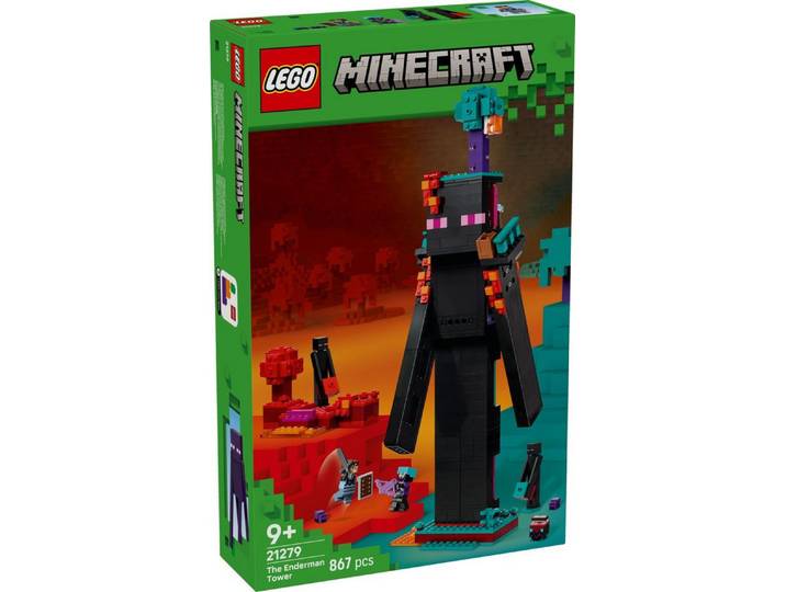 LEGO® LEGO® Minecraft 21279 Der Enderman-Turm Konstruktionsspielsteine, (867 St)
