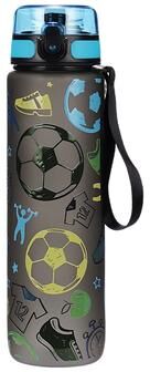 Universal Stock Soccer Print Sports Water Bottle Leak Proof Flip Top Water Bottle For Gym, School & Travel 1000 Ml B