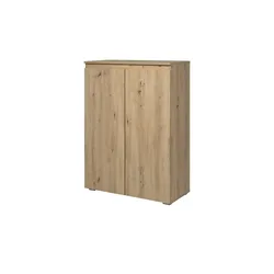 smart Schuhschrank  BEN ¦ holzfarben ¦ Maße (cm): B: 80 H: 110 T: 37.0