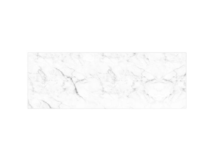 Fani Küchenrückwand Smart - Glas, Weiß, Metall, Kunststoff, Marmoroptik, 180x63.7x0.6 cm, mit Dekor, Spritzschutz, individuell zuschneidbar, Echtglas-Optik, Küchen, Küchenausstattung, Küchenrückwände