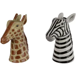 Vase GIRAFFE/ZEBRA (LBH 21x9,50x17,50 cm) - bunt - LBH 21x9,50x17,50 cm