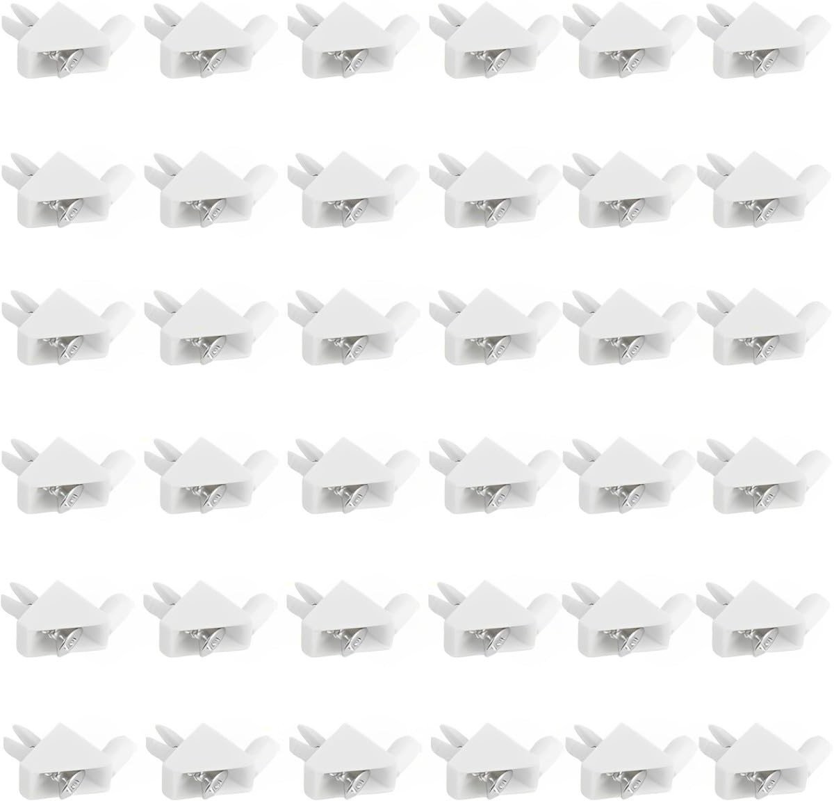 Dailygoods Plankdragers 30 stuks - Kunststof - Driehoekig design