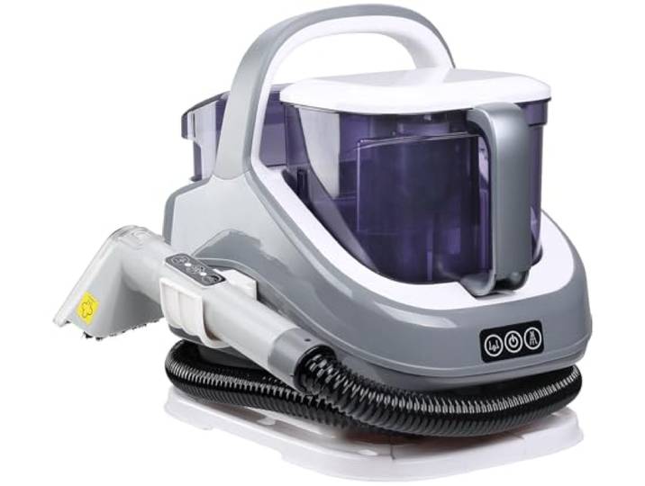 Sichler Haushaltsgeräte Dampfsauger: Dampf-Waschsauger für Polster, Textilien, Autositze, 1350 Watt, 12 kPa (Waschsauger mit Dampffunktion, Dampfsauger Polster, Sofa)
