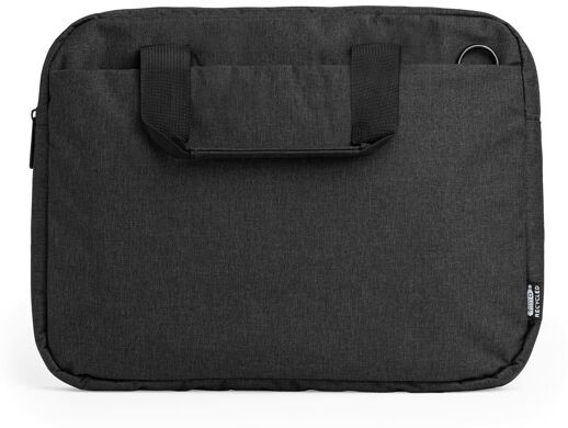 Sacoche pour ordinateur portable personnalisée en RPET Kalmar noir TAILLE UNIQUE ADULTE