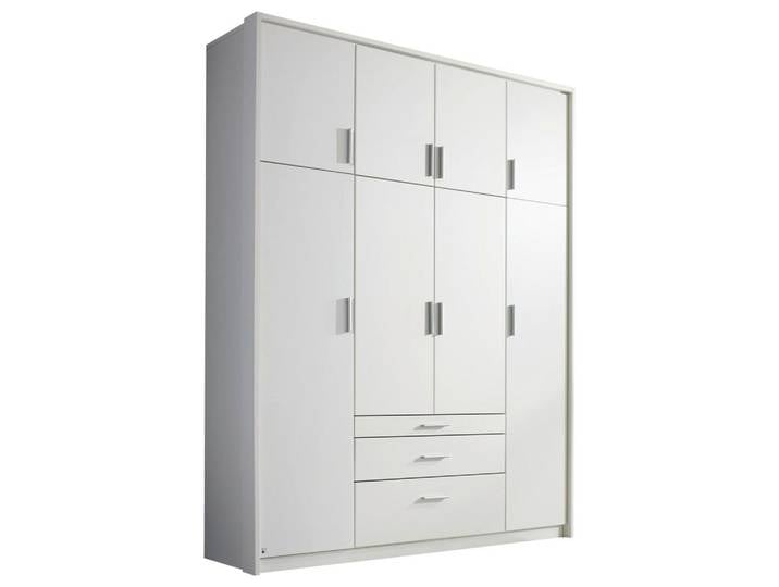 Rauch Möbel Drehtürenschrank Rauch Hildesheim, Weiß, 7 Fächer, 3 Schublade(n) Schubladen, 185x231x56 cm, Schlafzimmer, Kleiderschränke, Drehtürenschränke