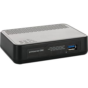 SEH Printserver M04130, Druckerserver, USB-A Stecker auf RJ45-LAN-Buchse, bis 1000 Mbit/s
