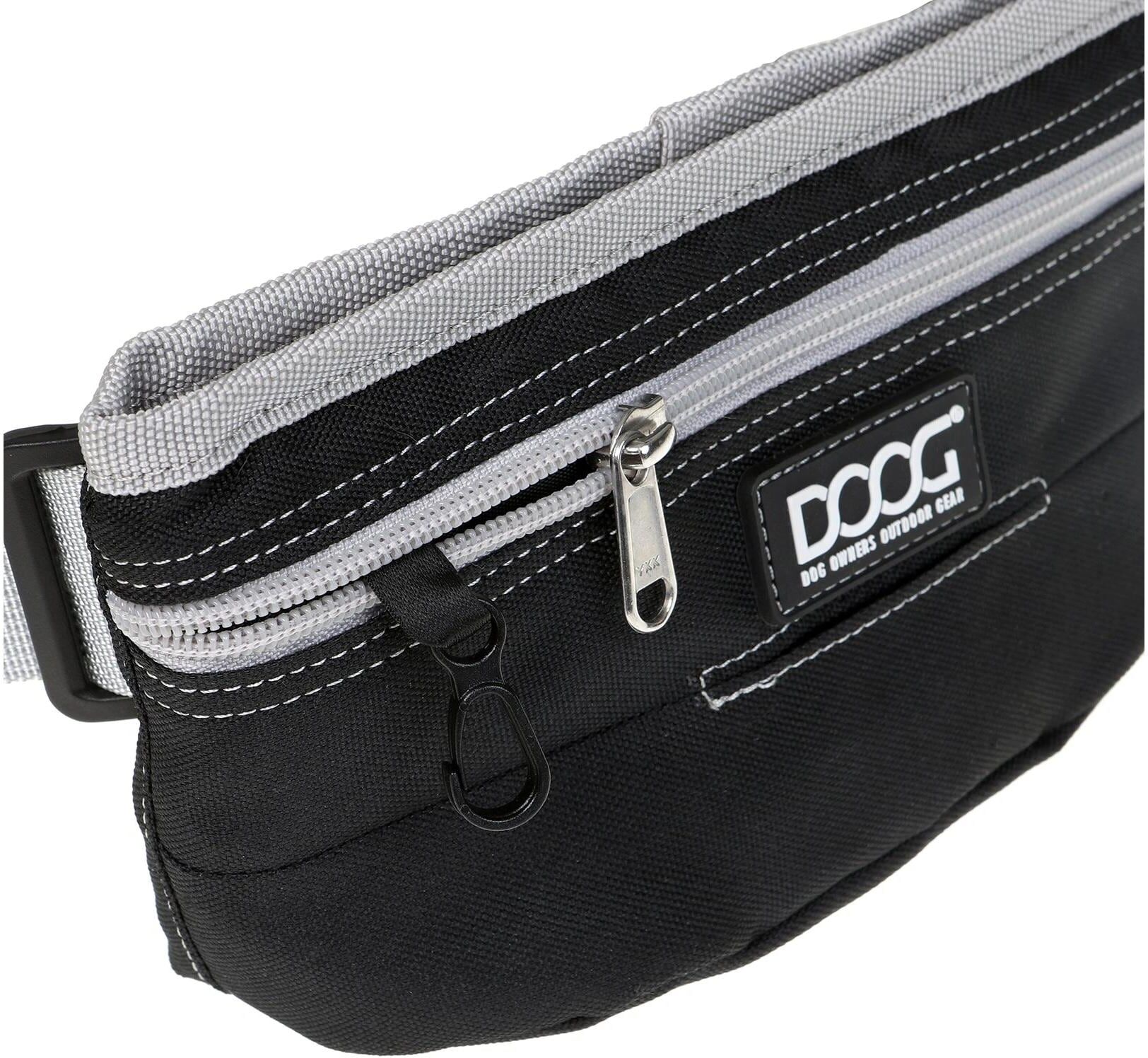 DOOG "Pouch L" grau, schwarz B/H/T: 20cm