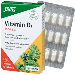 VITAMIN D3 1000 I.E. vegan Kapseln Salus 30 St