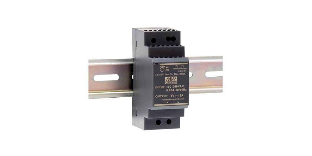 Mean Well Industrie-voeding met 1 uitgang, DIN-rail montage, 30 W, 12 V, 2 A