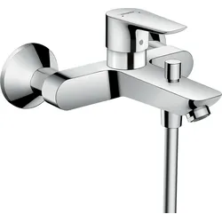 hansgrohe Talis E Einhebel-Wannenmischer Aufputz, Ausladung 194mm, 71740000, Farbe: Chrom