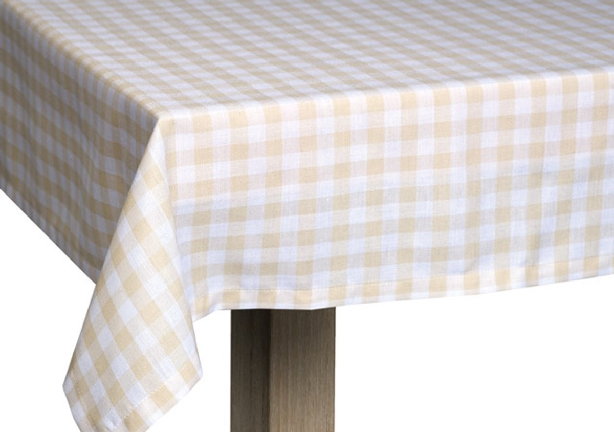 2LIF Lyon Tafelkleed Textiel beige 90 cm