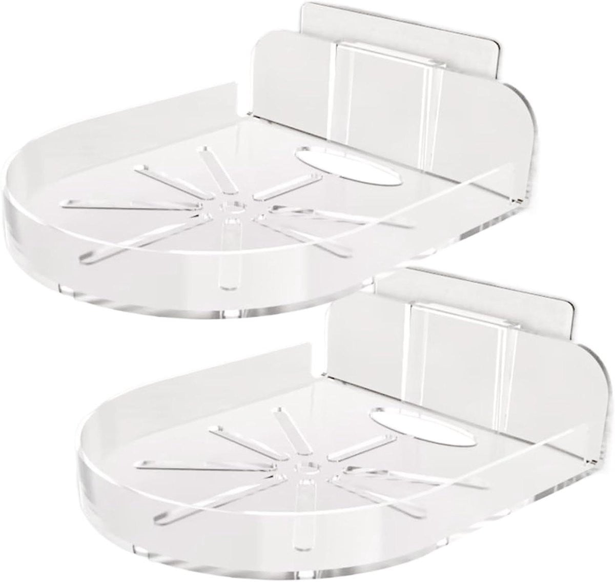 Compact Wandrek Wit - Wandhouder Babyfoon - 12 x 9,5 cm