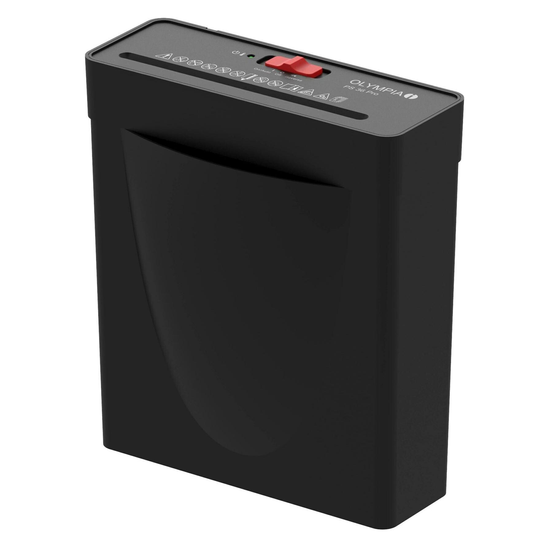 Olympia Aktenvernichter PS 36 Pro schwarz (Streifenschnitt) (2721)