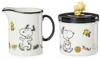 Lenox Chef Snoopy Sugar & Creamer, 2-Piece Set