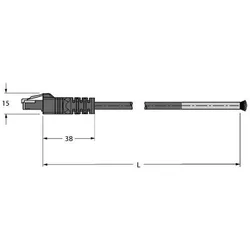 Turck Leitung für Industrial RJ45S 843-15M