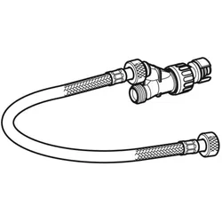 Geberit Panzerschlauch zu UP-SPK Sigma 12 cm 242824001 zu UP-SPK Sigma 12 cm