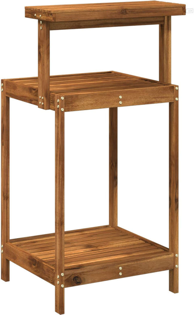 Lark Manor Solid Wood Potting Bench Walnut 48.5cm W