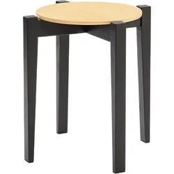 Elois Hocker 46 cm, Buchen- und Eichenholz