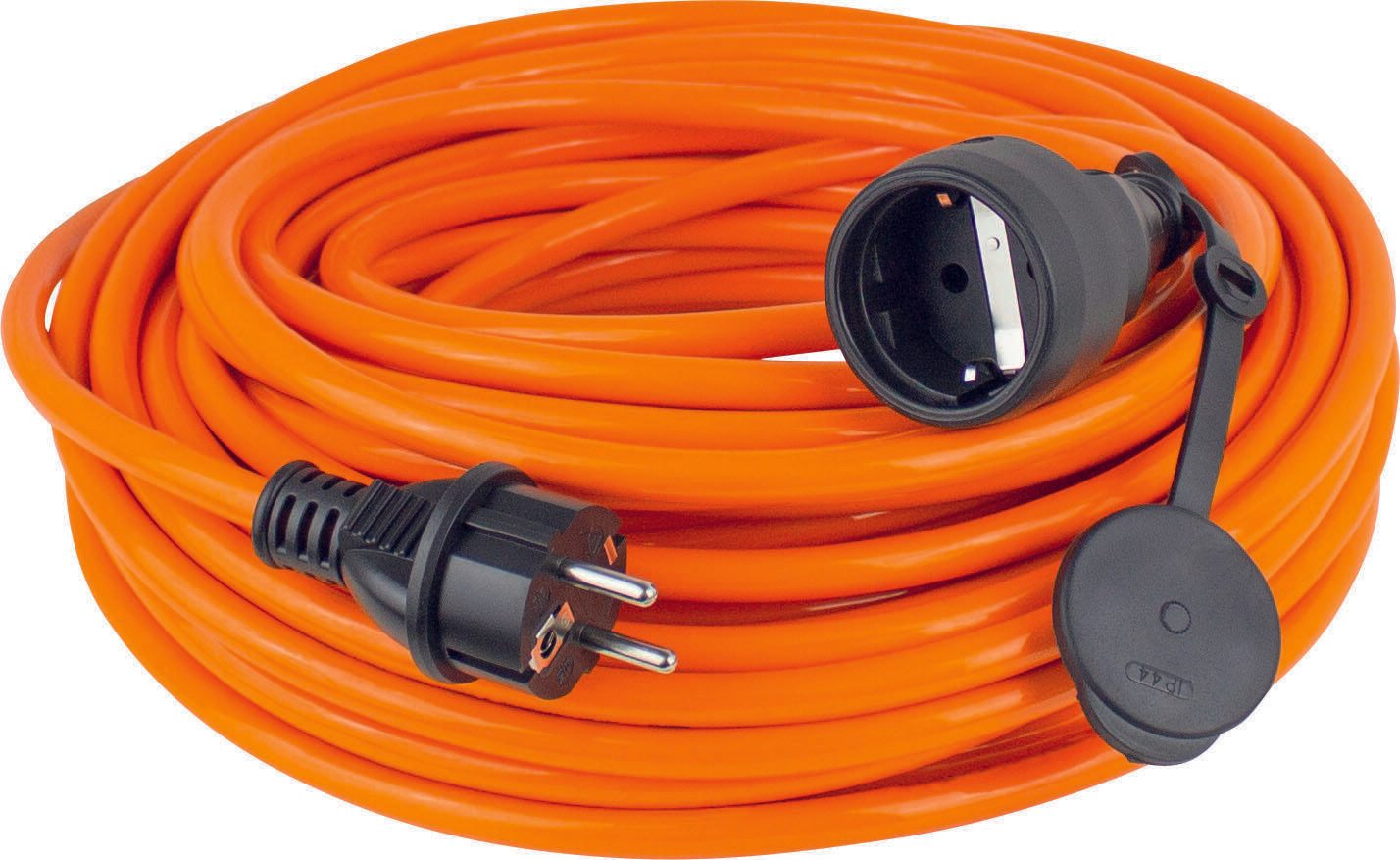 as-Schwabe Verlängerungskabel Baustellen, 5 m, orange 59205