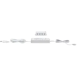 Paulmann Clever Connect LED Treiber / Controller, 230V AC / sek. 12V DC, max. 25W, inkl 3-fach Verteiler, Weiß PAUL-99947