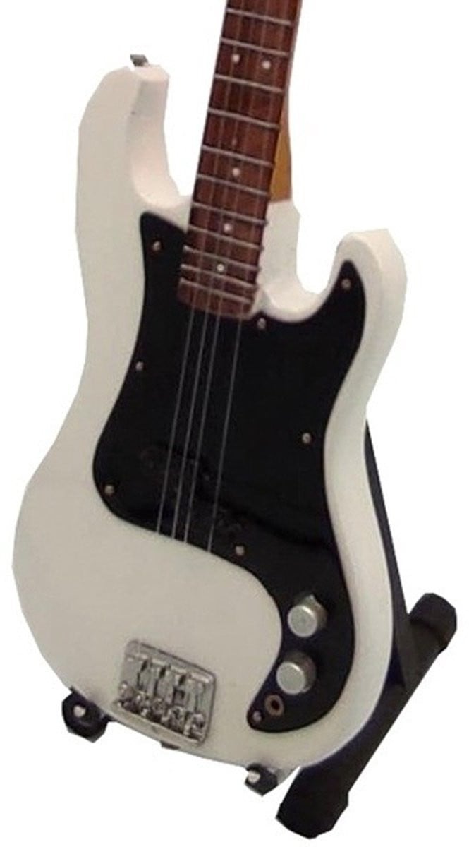 Miniatuur replica Fender Precision basgitaar Sid Vicious Sex Pistols