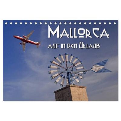 Mallorca - auf in den Urlaub (Tischkalender 2027 DIN A5 quer), CALVENDO Monatskalender