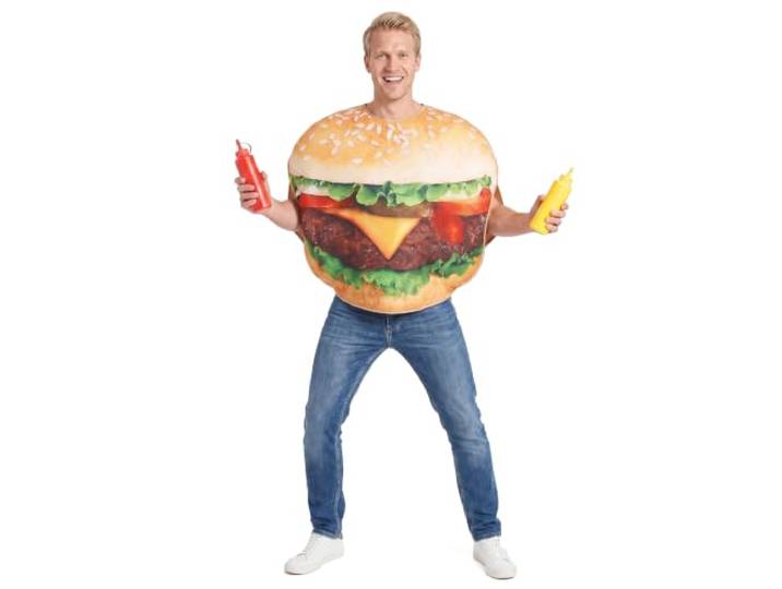 DEGUISE TOI - Grappig hamburger kostuum voor volwassenen