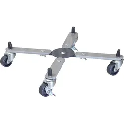 WAGNER Pflanzenroller SUN CITY BASIC 32-46 x 6 cm, ausziehbar, außen&innen, Stahl, Bremsen, Tragkraft 100 kg - 20082701