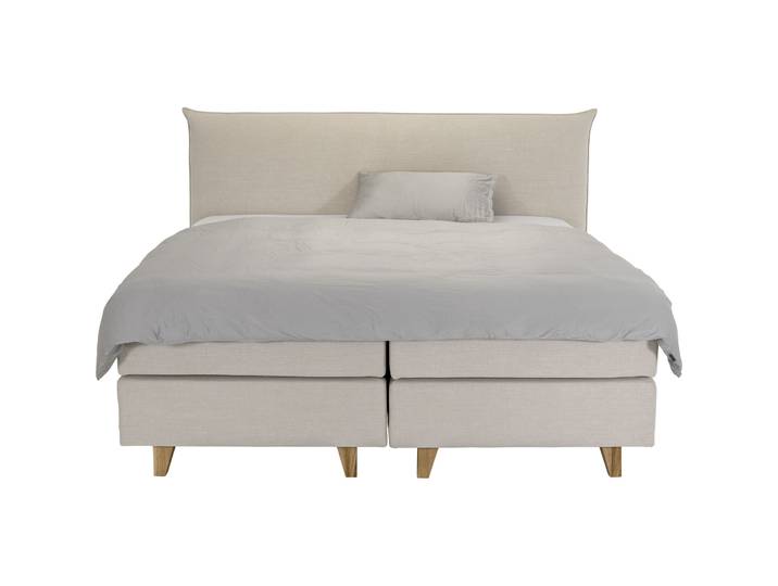 Boxspringbett President beige Stoff 180 x 200 cm - Möbel Konfigurator: Traummöbel individuell zusammenstellen